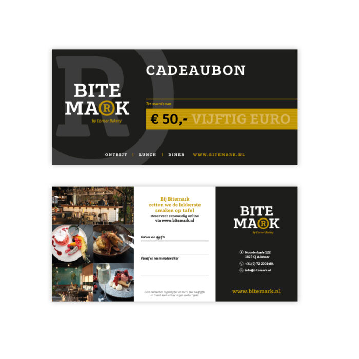 Bitemark cadeaubon